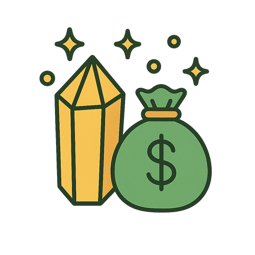 Easy Abundance & Prosperity Crystal Notes